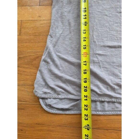 Eileen Fisher Hemp Organic Cotton Twist Scoop Top Neck Shell Gray S/P A001081 - Picture 9 of 9